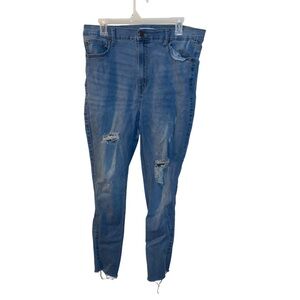 High waisted skinny jeggings